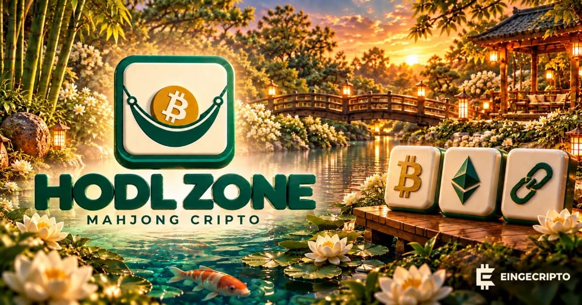 HODL ZONE: Bitcoin en una hamaca, fichas de mahjong y firma blanca de Eingecripto.